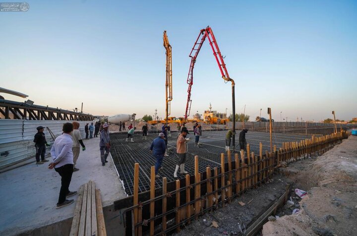 تقرير مصور/ العتبة العلويّة المقدّسة تُنجِز المرحلة الأخيرة من سقف نفق الشيخ الطوسي