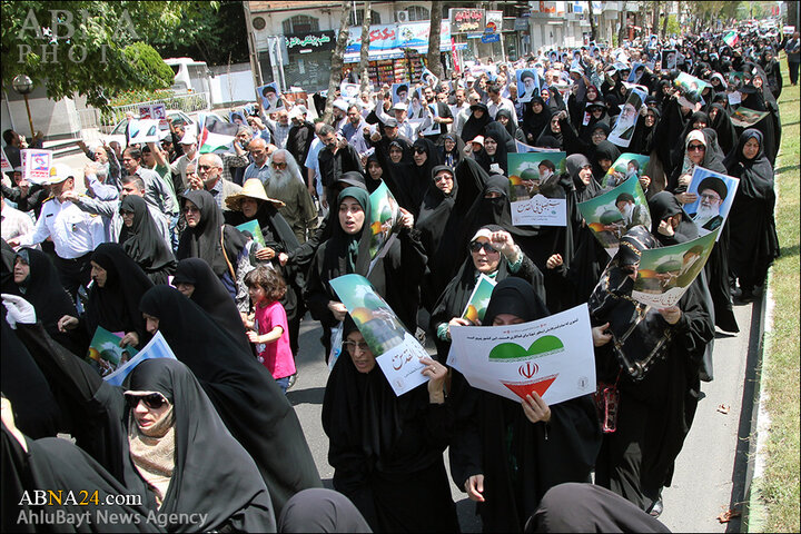 راهپیمایی جمعه های خشم و نصر در رشت