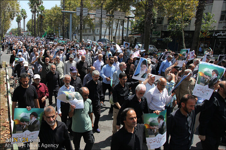 راهپیمایی جمعه های خشم و نصر در رشت
