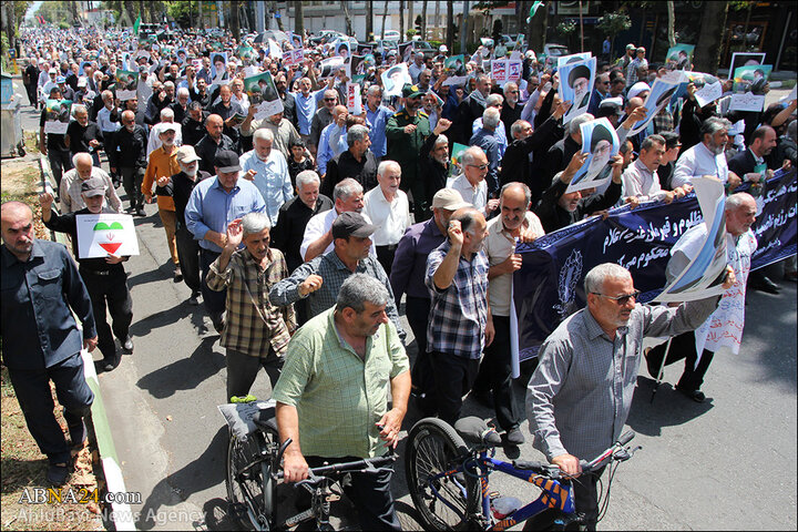 راهپیمایی جمعه های خشم و نصر در رشت