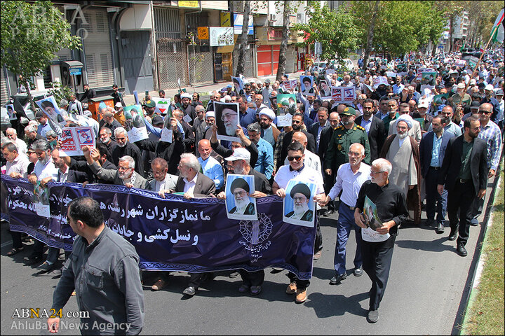 راهپیمایی جمعه های خشم و نصر در رشت