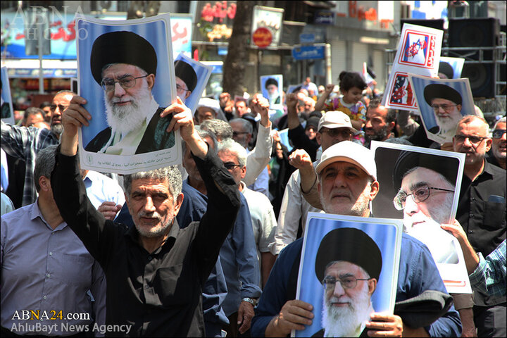 راهپیمایی جمعه های خشم و نصر در رشت