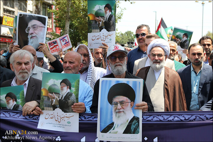 راهپیمایی جمعه های خشم و نصر در رشت