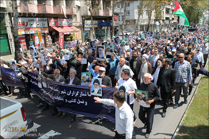 راهپیمایی جمعه های خشم و نصر در رشت