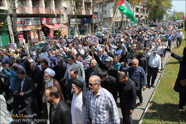 راهپیمایی جمعه های خشم و نصر در رشت