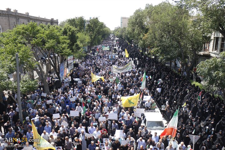 راهپیمایی جمعه های خشم و نصر در تبریز