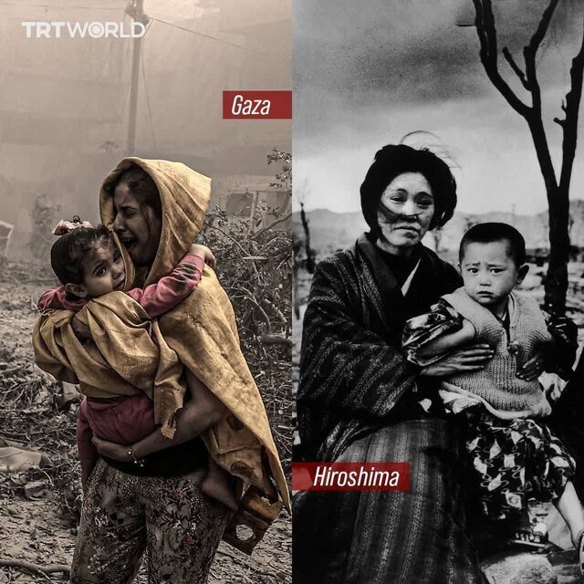 غزه نے ہیروشیما کی گتھی سلجھا دی