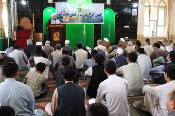 تصاویر | برگزاری نماز عبادی-سیاسی جمعه ۳ مرداد ۱۴۰۴ در مصلی محمدیه کابل به امامت حجت‌الاسلام مظفر