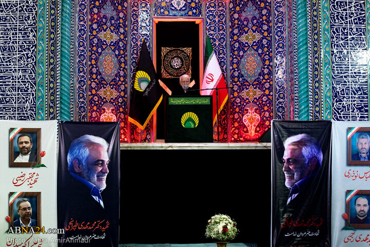 مراسم اربعین دانشمند هسته‌ای شهید محمدمهدی طهرانچی در حرم حضرت عبدالعظیم(ع)