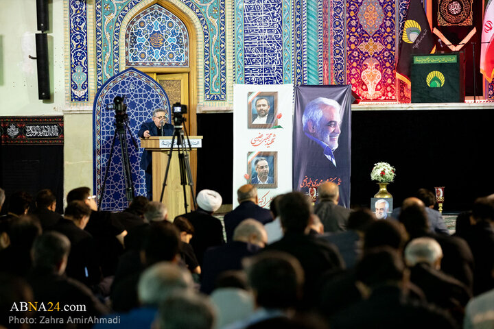 مراسم اربعین دانشمند هسته‌ای شهید محمدمهدی طهرانچی در حرم حضرت عبدالعظیم(ع)