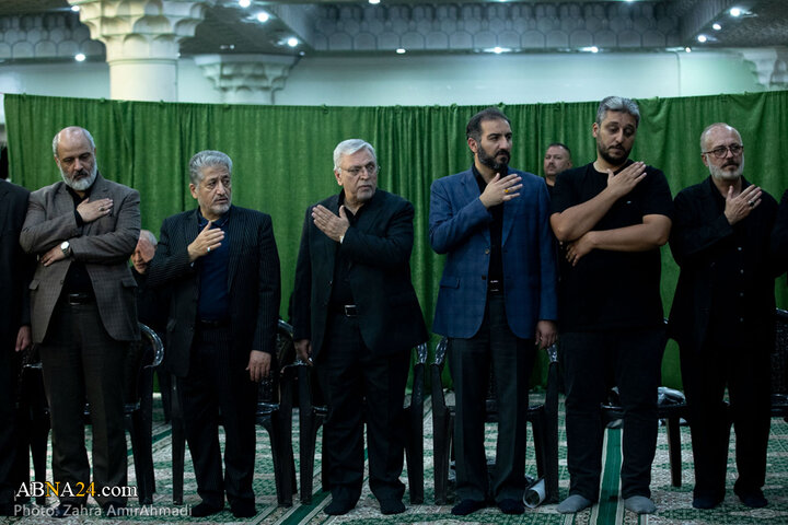 مراسم اربعین دانشمند هسته‌ای شهید محمدمهدی طهرانچی در حرم حضرت عبدالعظیم(ع)