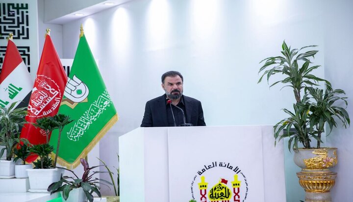 تقرير مصور/ حفل تأبيني بمناسبة الذكرى السنوية الرابعة لرحيل المرجع الحكيم في حرم الإمام الحسين(ع)