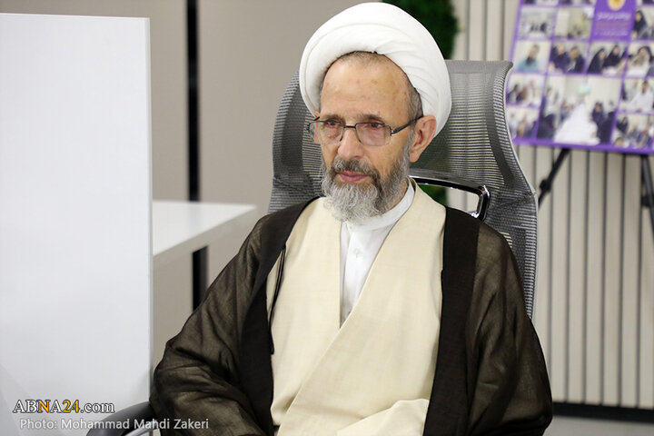 حضور آیت الله رجبی در خبرگزاری ابنا