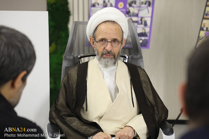حضور آیت الله رجبی در خبرگزاری ابنا