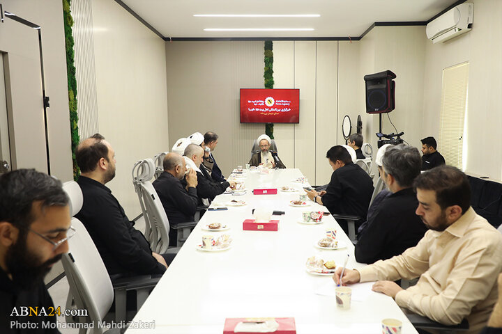 حضور آیت الله رجبی در خبرگزاری ابنا