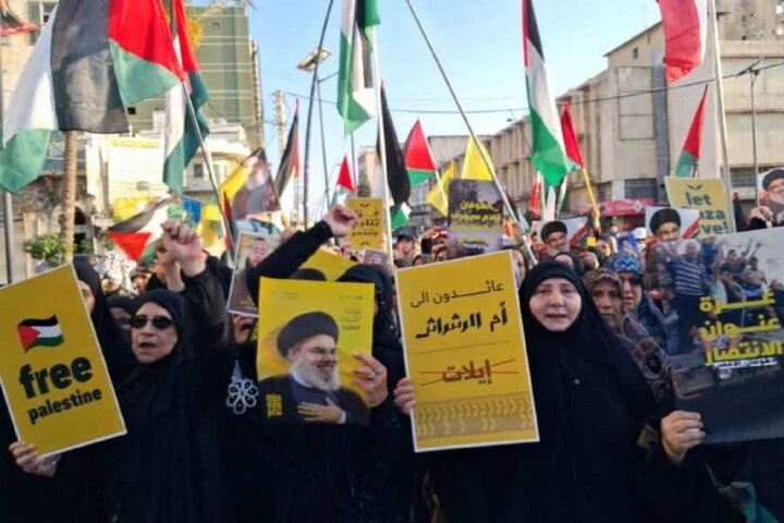 تقرير مصور/ مدينة صيدا اللبنانية تشهد مسيرة شعبية حاشدة تنديدا بتجويع وإبادة أهالي غزة