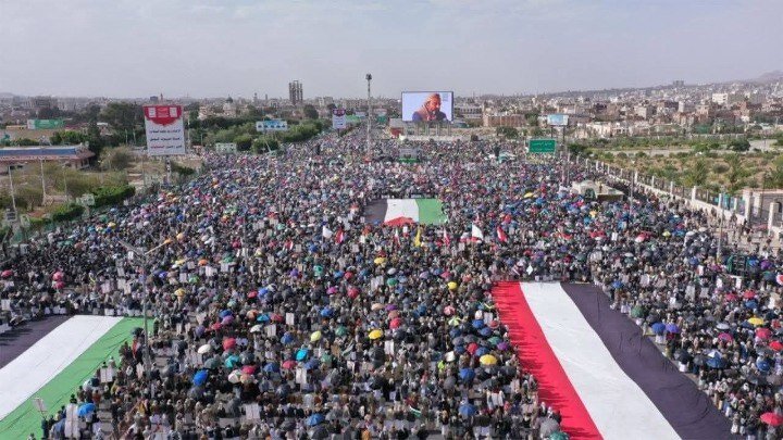 Massive Yemeni marches rally in support of Gaza, condemn Israeli aggression