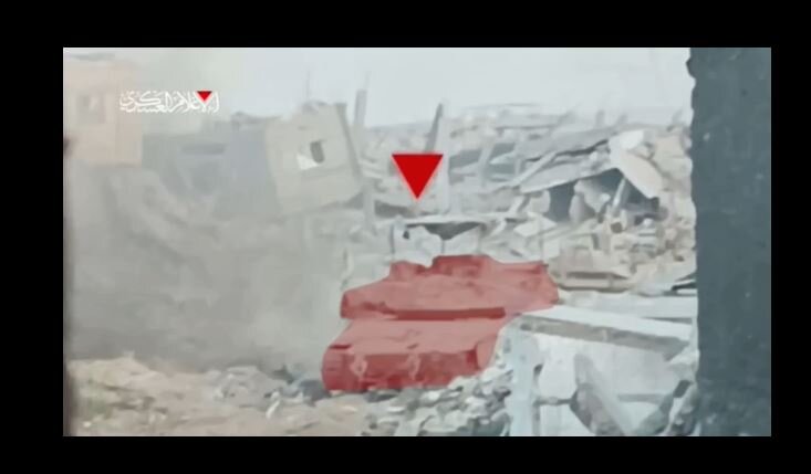 Al-Qassam publishes footage of targeting enemy soldiers and vehicles in Jabalia city, northern Gaza strip