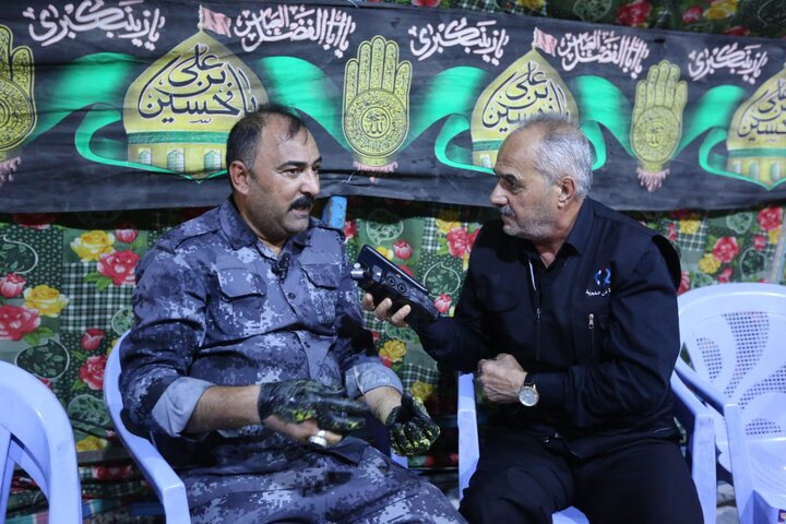 تقرير مصور/ منتسبو شرطة الطاقة في البصرة يخدمون زوار الأربعين الحسيني