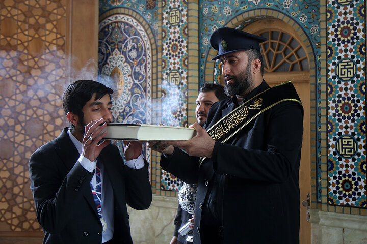 Photos: Physics elite pays tribute to Hazrat Masoumeh holy shrine