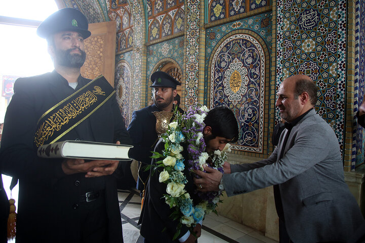 Photos: Physics elite pays tribute to Hazrat Masoumeh holy shrine