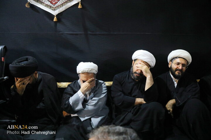 مراسم عزاداری دهه اول ماه صفر در بیت مرحوم آیت‌الله شاه آبادی