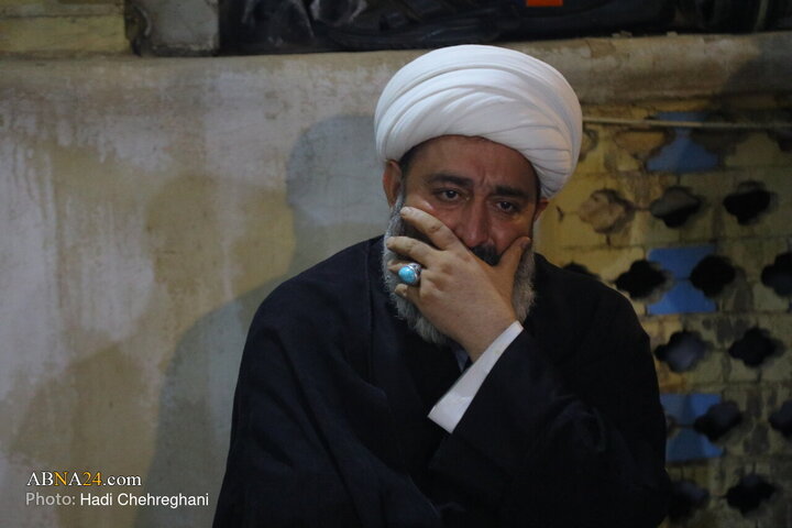 مراسم عزاداری دهه اول ماه صفر در بیت مرحوم آیت‌الله شاه آبادی