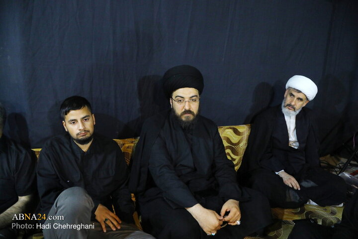 مراسم عزاداری دهه اول ماه صفر در بیت مرحوم آیت‌الله شاه آبادی