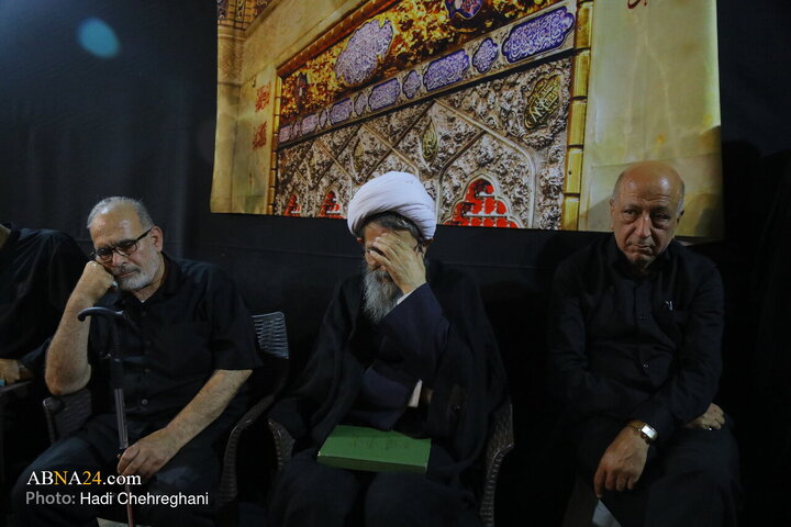مراسم عزاداری دهه اول ماه صفر در بیت مرحوم آیت‌الله شاه آبادی