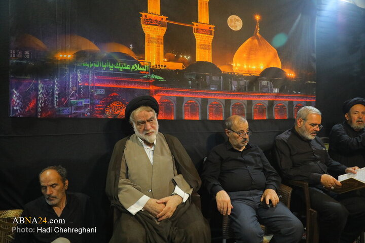 مراسم عزاداری دهه اول ماه صفر در بیت مرحوم آیت‌الله شاه آبادی