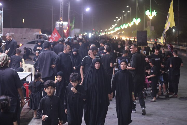 تقرير مصور/ زيارة الأربعين الحسيني في أجواء الحر الشديد في البصرة