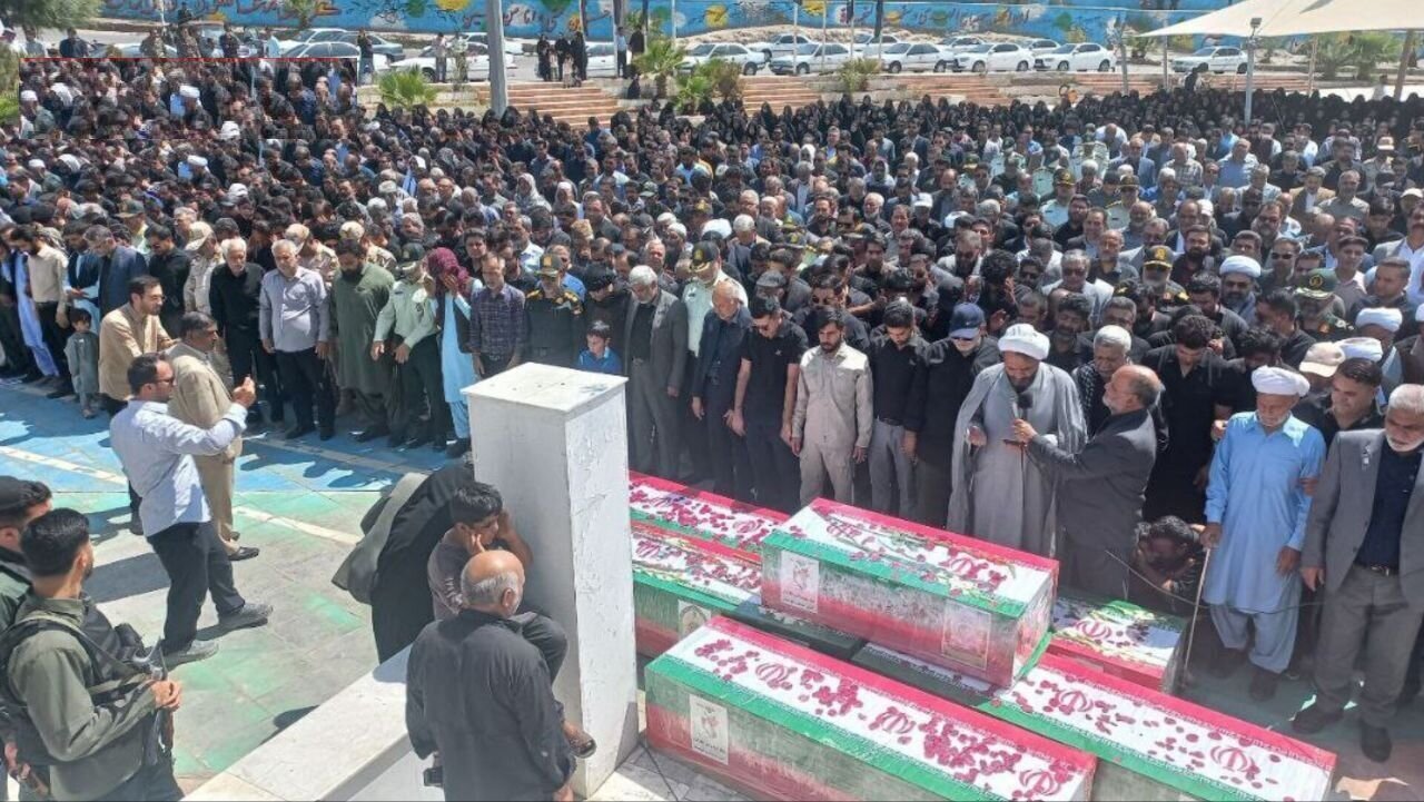 Funeral procession for Zahedan terror attack victims held on Sunday