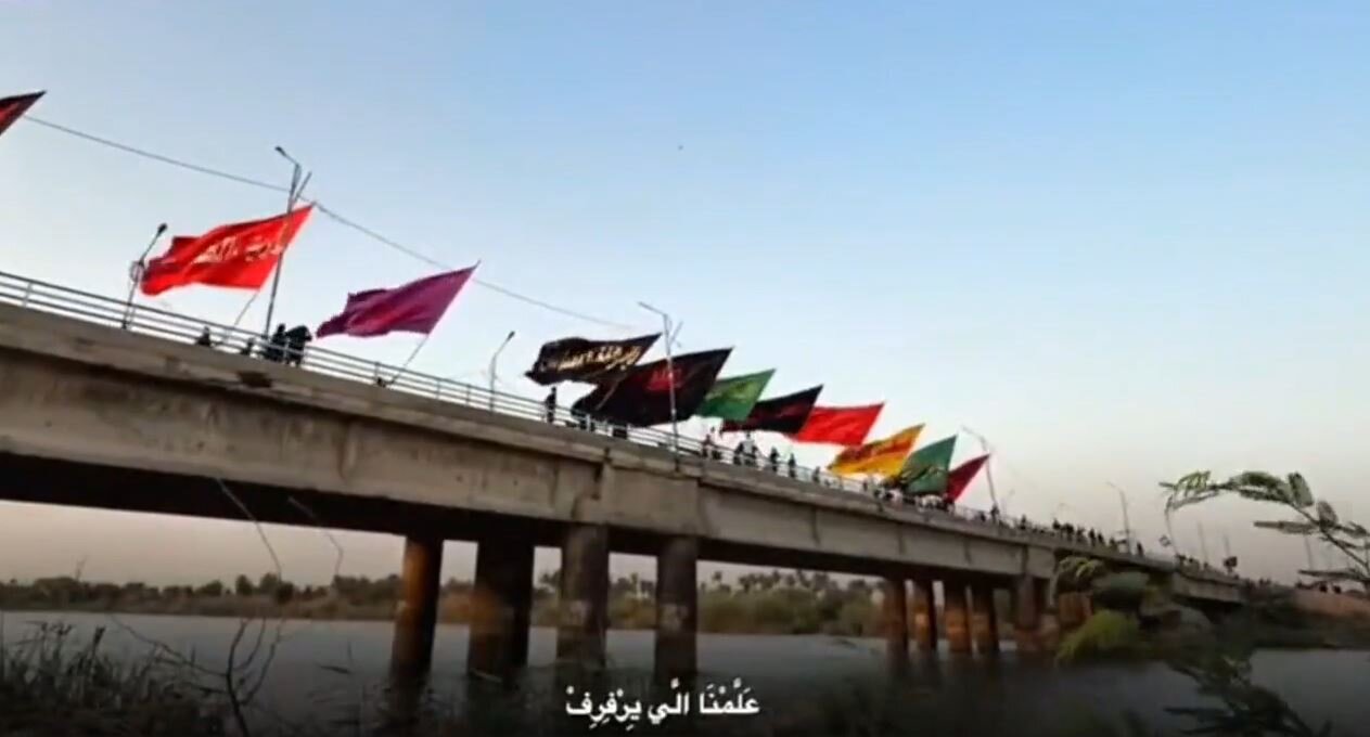 Video: Grand caravan of “Lovers of Imam Hussain” from Ramshir enters Iraq soil