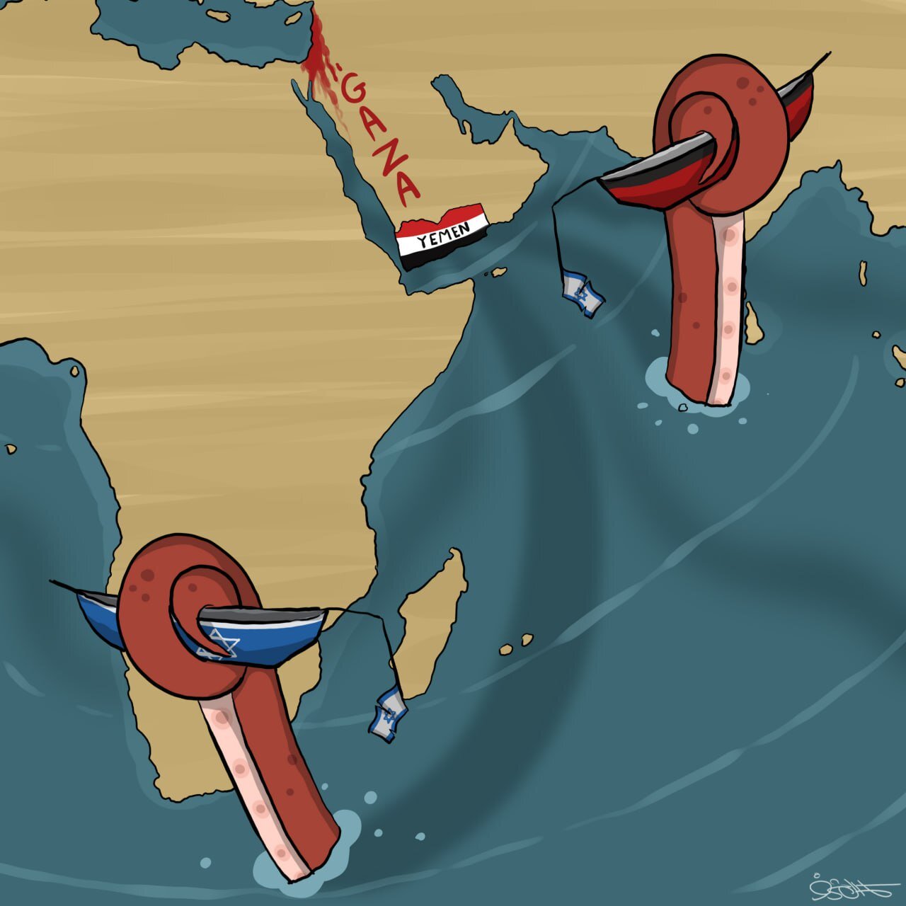 كاريكاتير / نصطادكم أين ما نجدكم كاريكاتير / نصطادكم أين ما نجدكم