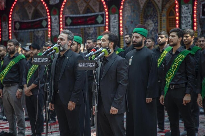 مراسيم الممارسة العبادية في صحن  مرقد أبي الفضل العباس (ع)