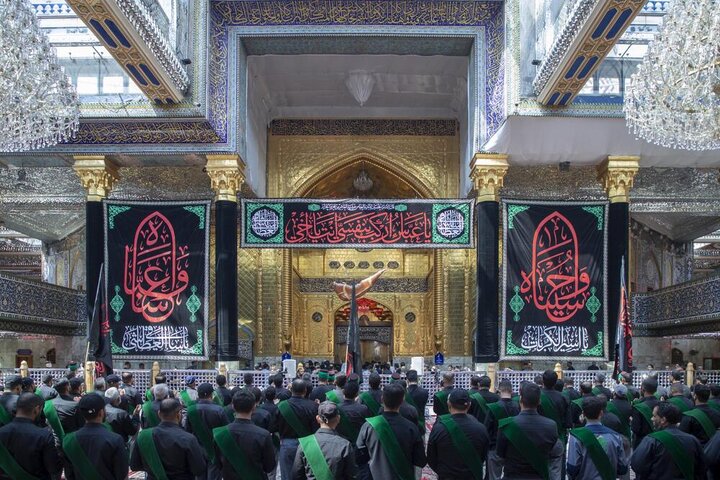 مراسيم الممارسة العبادية في صحن  مرقد أبي الفضل العباس (ع)