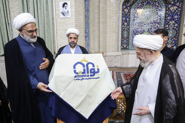 قرير مصور/ إزاحة الستار عن کتاب «دروس في الجبر و الإختیار» للعلامئ السبحانی