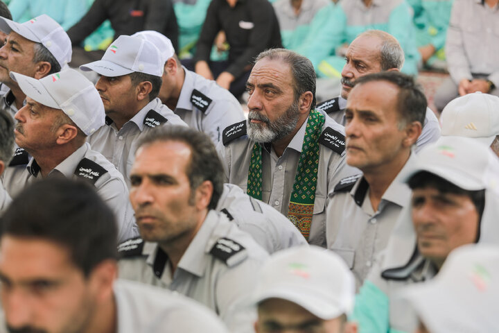 تقرير مصور/ مراسم إذن خدمة خُدّام المدینة في الأربعين الحسیني