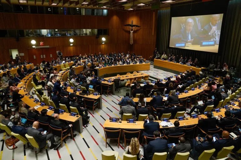 نیویارک: فلسطین کے دوریاستی حل پر منعقدہ کانفرنس کا پہلا دن اختتام پذیر /  شریک ممالک کا نمایاں موقف نیویارک: فلسطین کے دوریاستی حل پر منعقدہ کانفرنس کا پہلا دن اختتام پذیر /  شریک ممالک کا نمایاں موقف