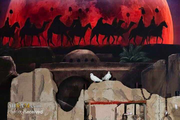 برپایی باشکوه سفره حضرت رقیه (س) در بین‌الحرمین