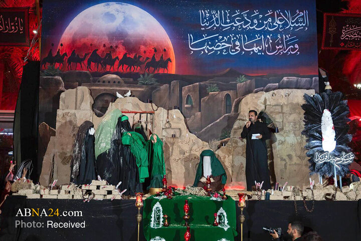 برپایی باشکوه سفره حضرت رقیه (س) در بین‌الحرمین