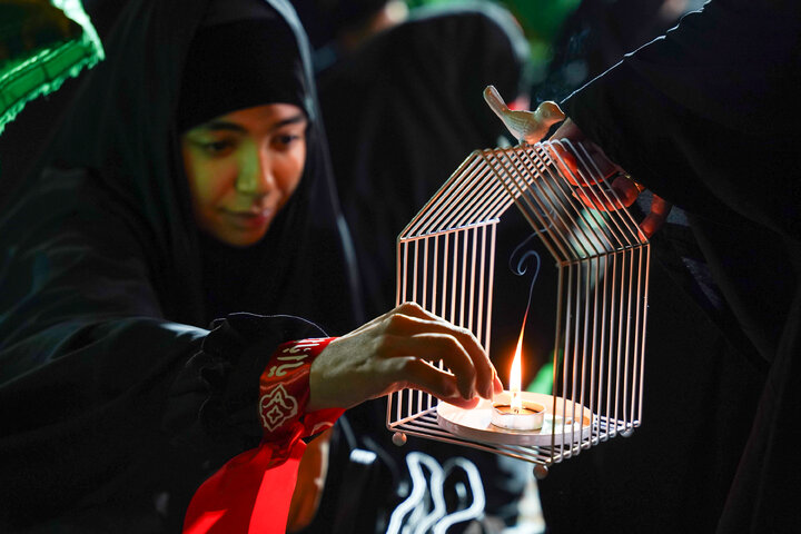 تقرير مصور/ إقامة مائدة السيدة رقية (س) في مدينة مشهد