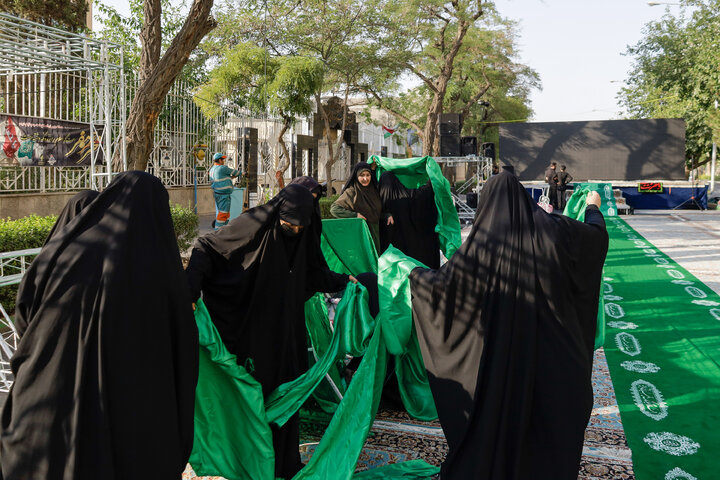 تقرير مصور/ إقامة مائدة السيدة رقية (س) في مدينة مشهد