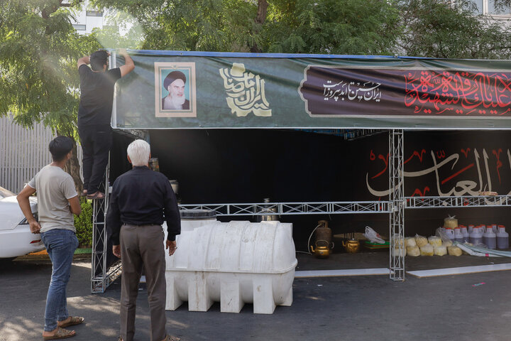 تقرير مصور/ إقامة مائدة السيدة رقية (س) في مدينة مشهد