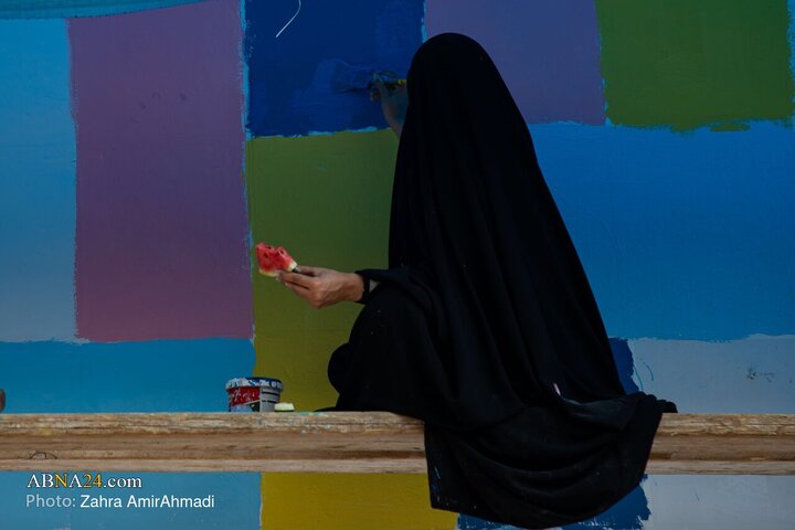 اجرای طرح دیوارنگاره «ایران ای سرای امید» در تهران