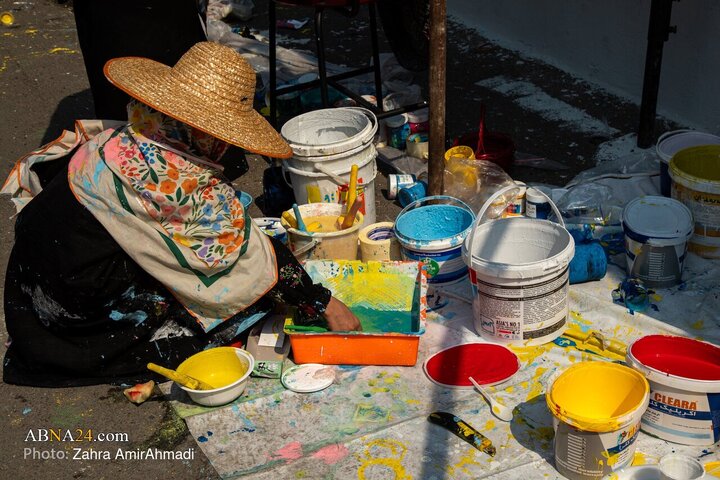 اجرای طرح دیوارنگاره «ایران ای سرای امید» در تهران