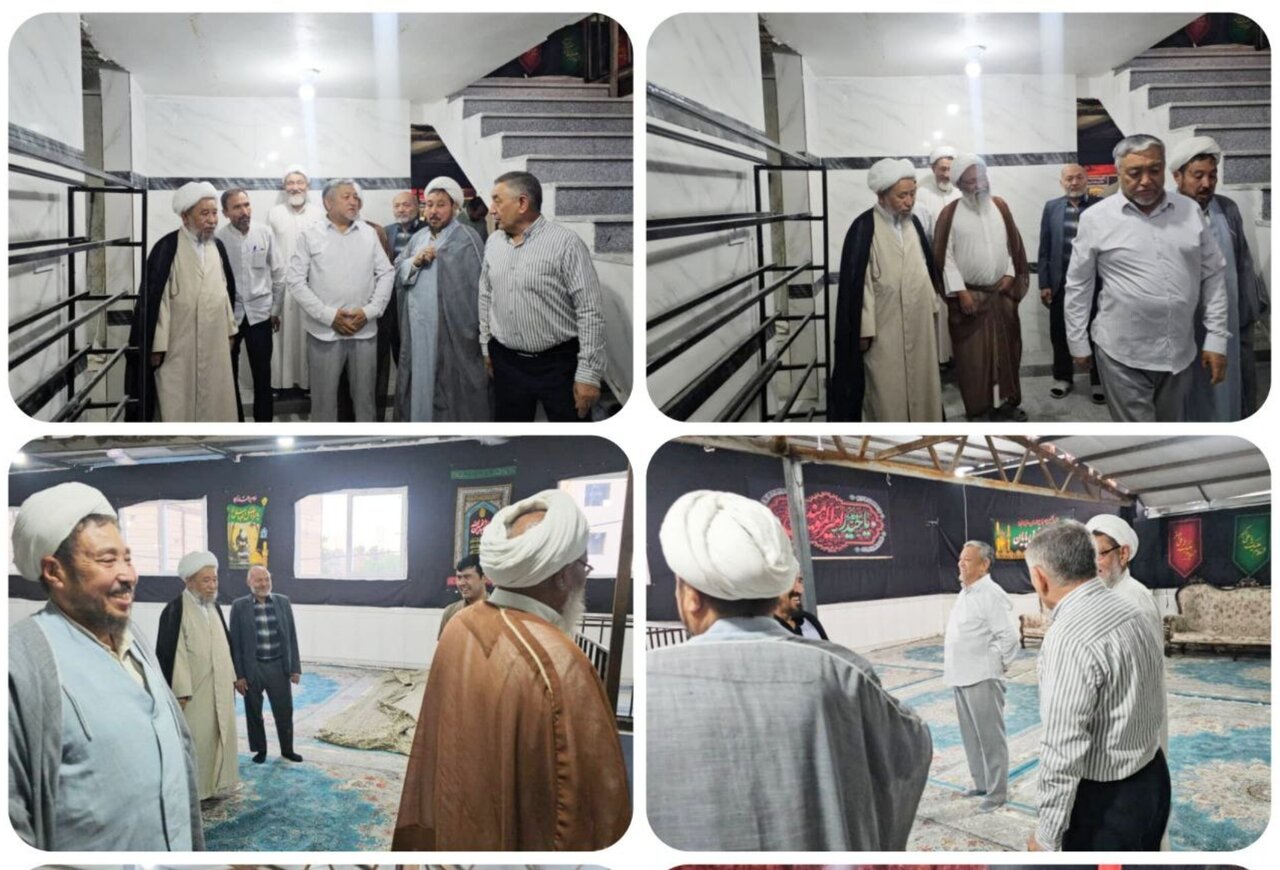 بازدید آیت‌الله‌ فاضلی‌بهسودی از حسینیه محبّان آل‌رسول(ص) در مشهد
