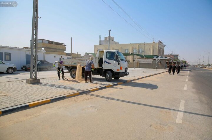 تقرير مصور/ العتبة العلويّة تهيّئ استراحة المرتضى لخدمة زائري أربعينية الإمام الحسين (ع)