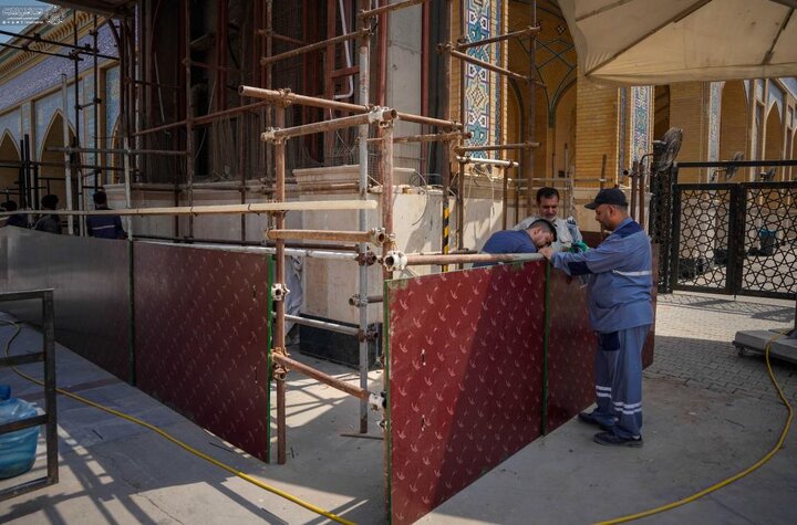 تقرير مصور/ العتبة العلويّة تضع خطة أمنية شاملة في حرم أمير المؤمنين (ع) خدمةً لزائري الأربعين