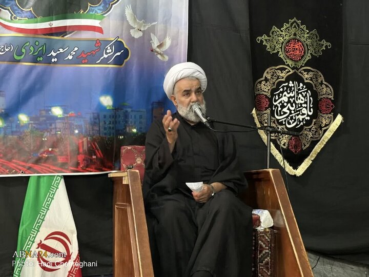 مراسم چهلمین روز ارتحال شهید محمدسعید ایزدی " حاج رمضان " و شهید احسان قاسمی در قم